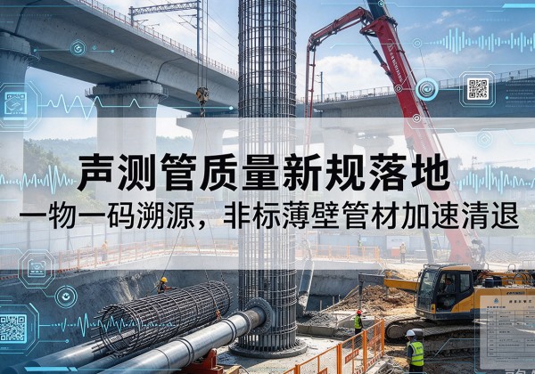 威远声测管质量新规落地，一物一码溯源，非标薄壁管材加速清退